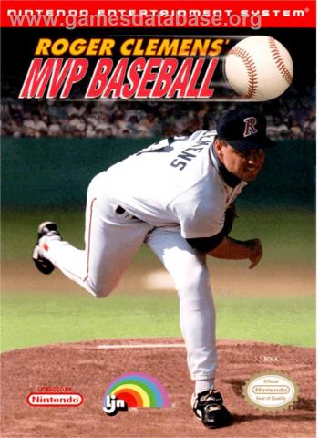 Cover Roger Clemens' MVP Baseball for NES